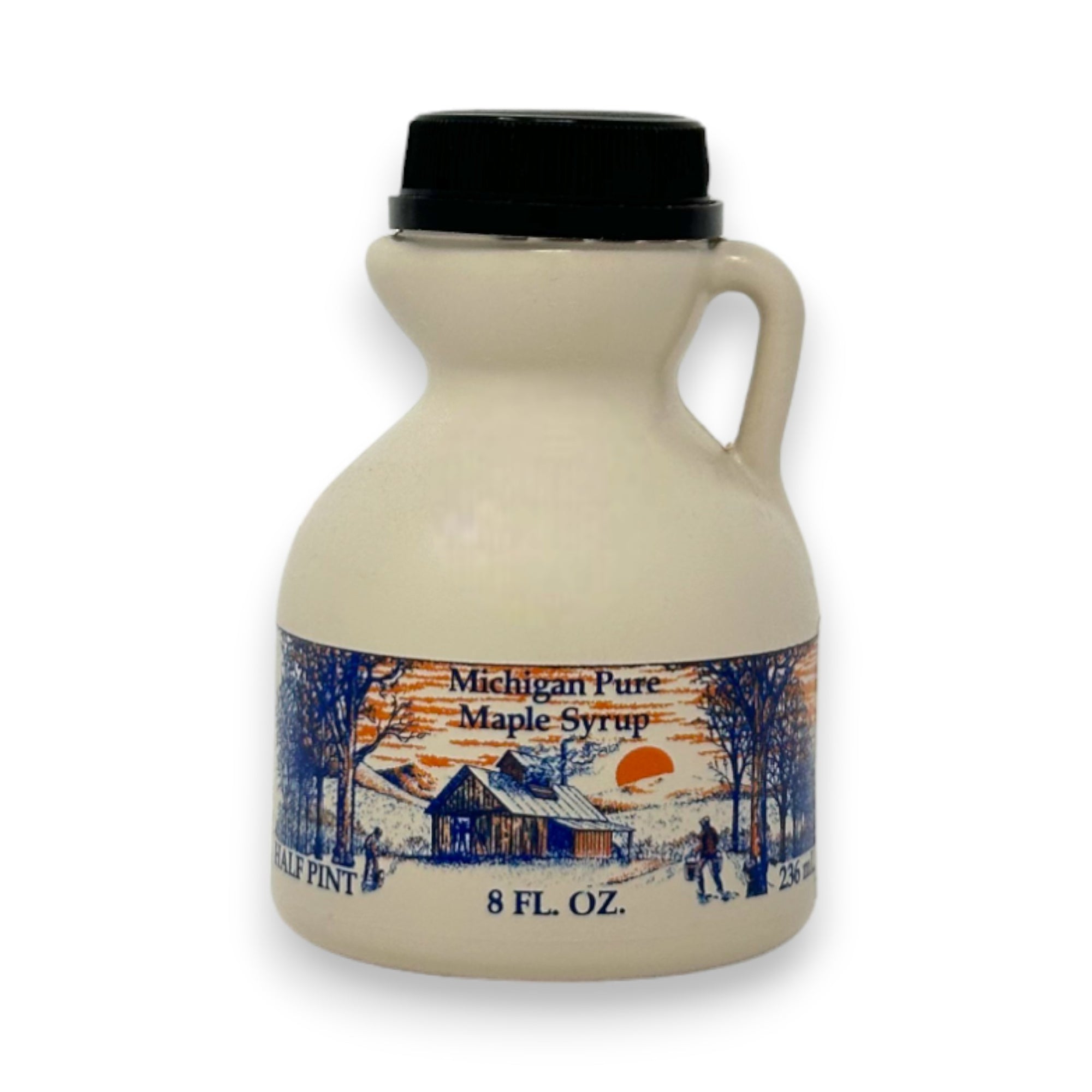 Pure Michigan Maple Syrup Jug.
