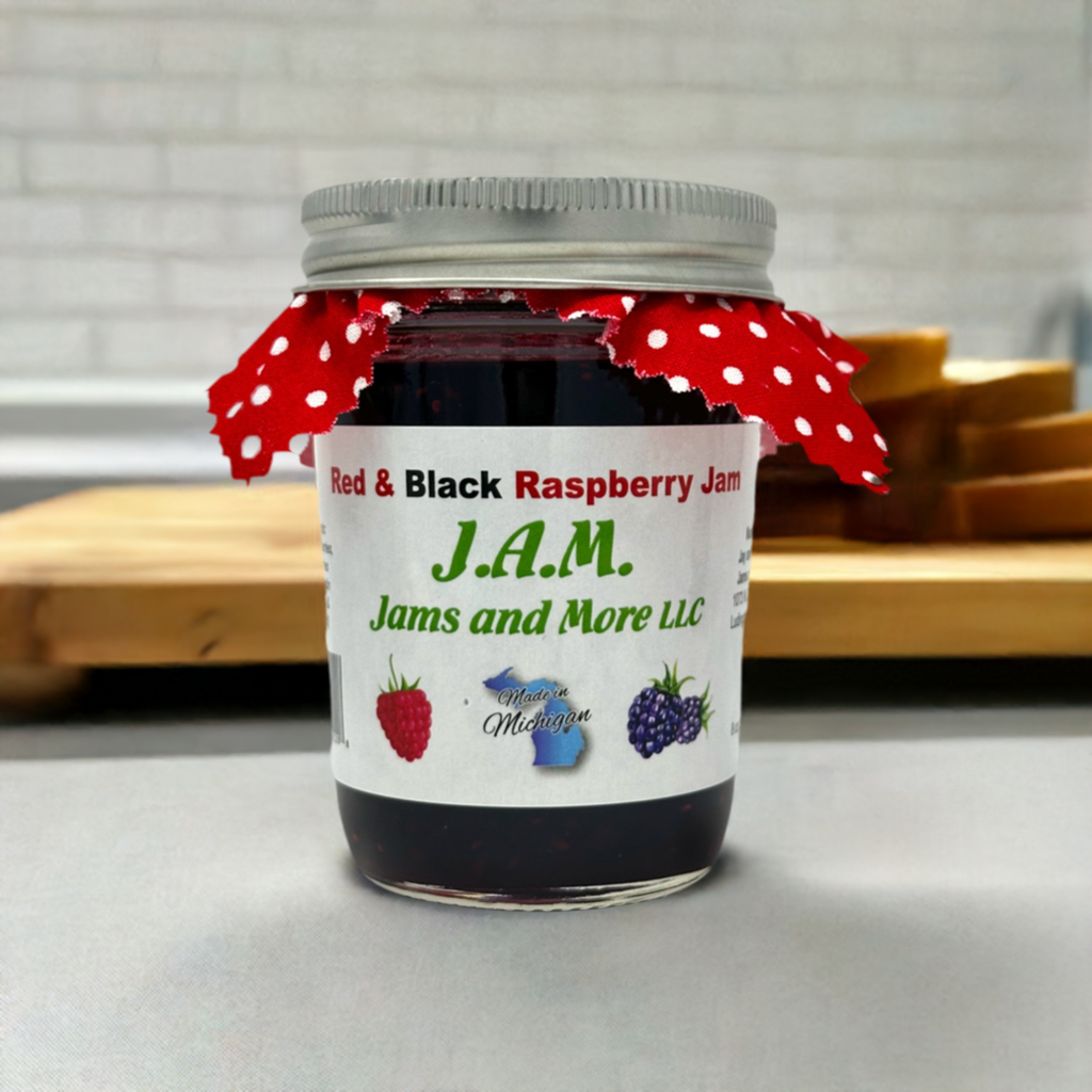Black and Red Raspberry Jam - The Roadside