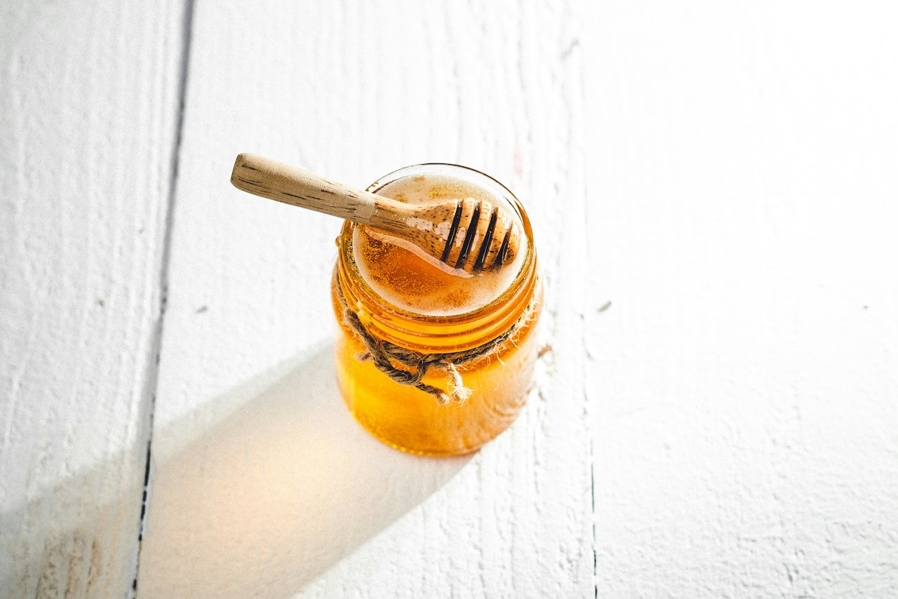 Glass Bottle Honey