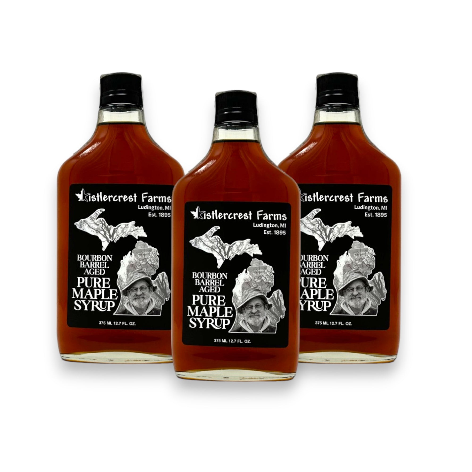 Bourbon Barrel Aged Maple Syrup.