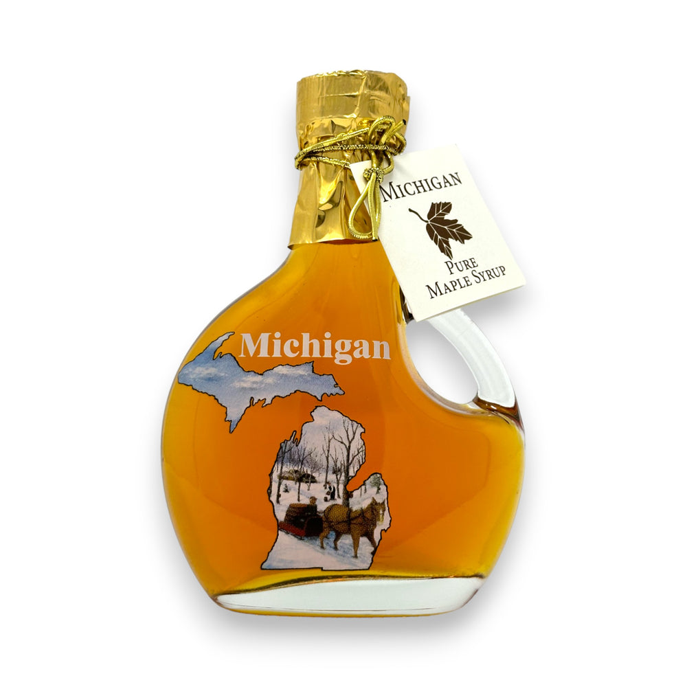 Pure Michigan Maple Syrup -  250ML Glass Bottle.