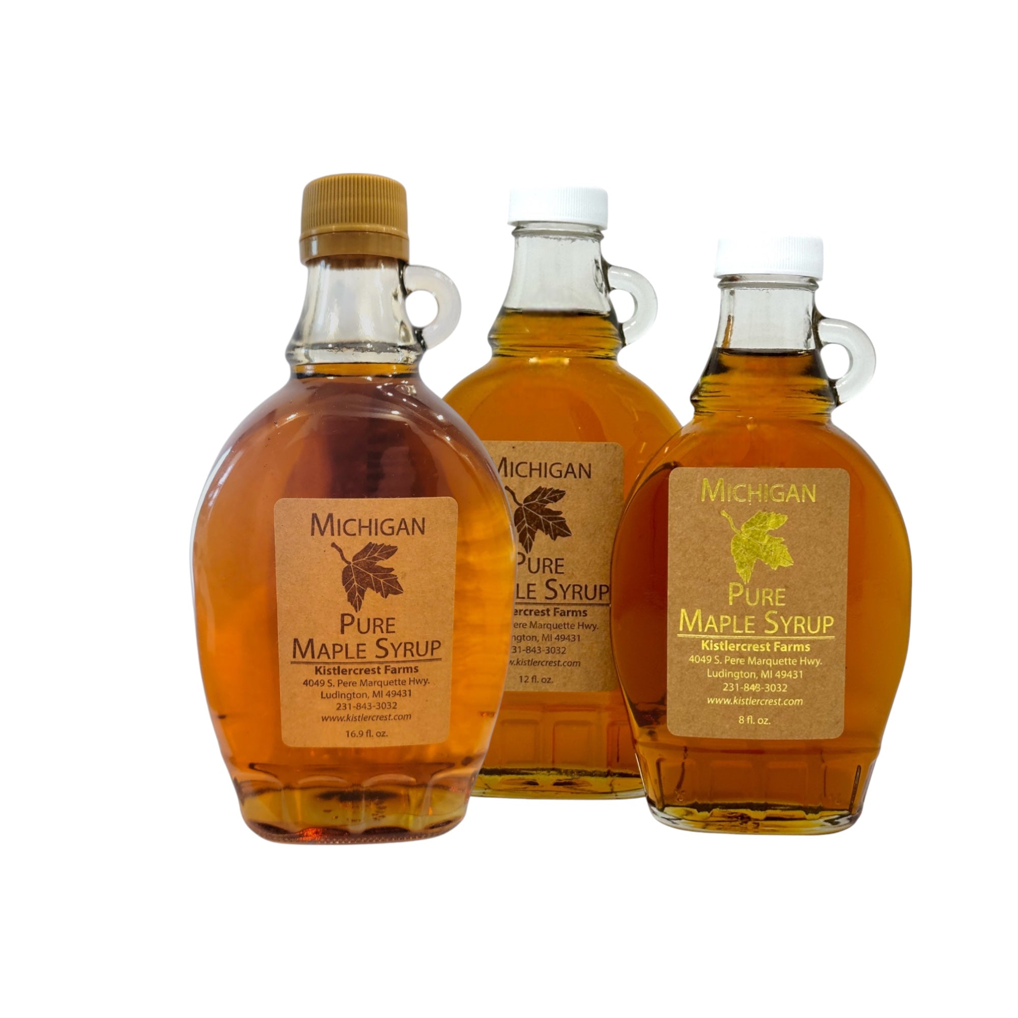 Pure Michigan Maple Syrup - Glass Bottle