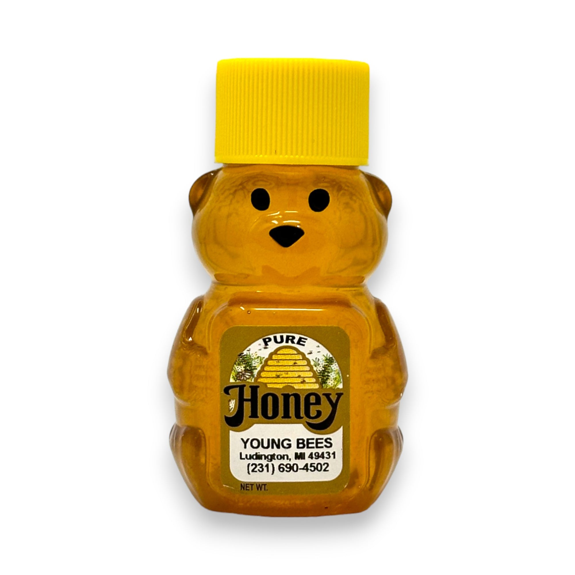 Pure Raw Michigan Honey - Mini 2oz Honey Bear.