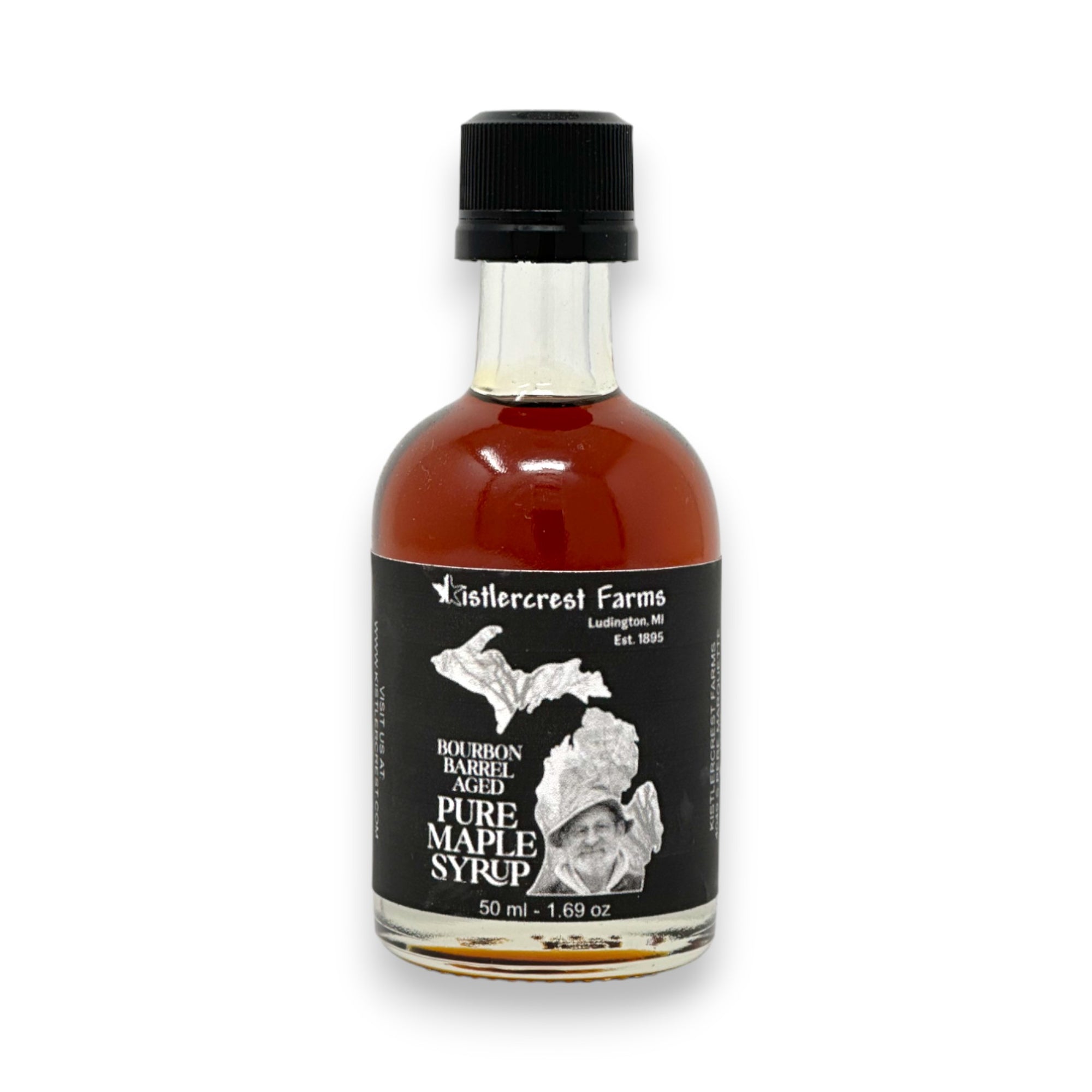 Bourbon Barrel Aged Maple Syrup.