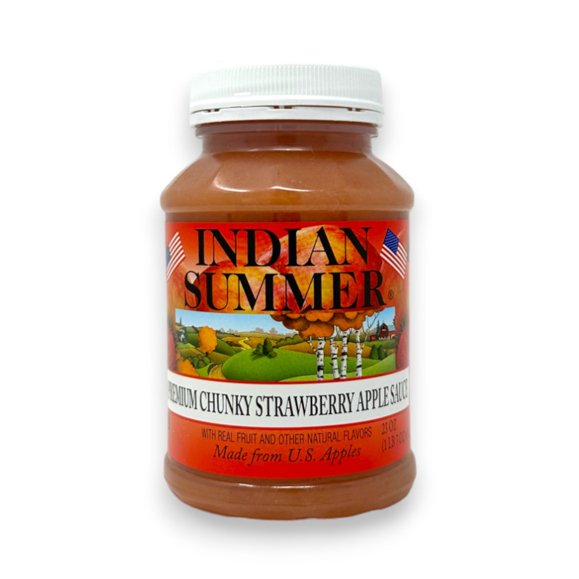Indian Summer Premium Chunky Strawberry Applesauce