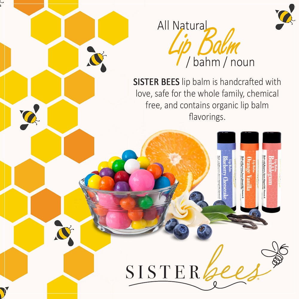 Blueberry Crumble All Natural Beeswax Lip Balm - The Roadside