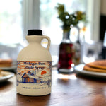 Pure Michigan Maple Syrup Jug.