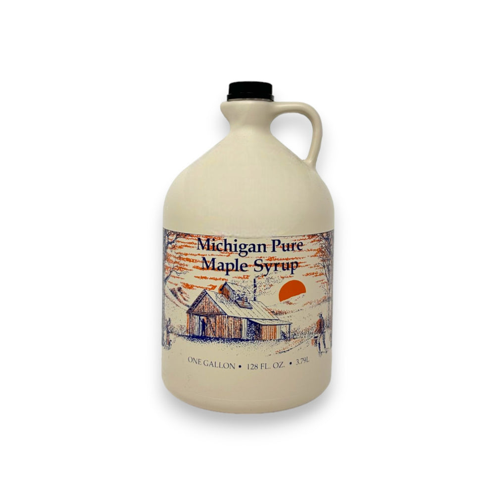 Pure Michigan Maple Syrup - Gallon Jug.