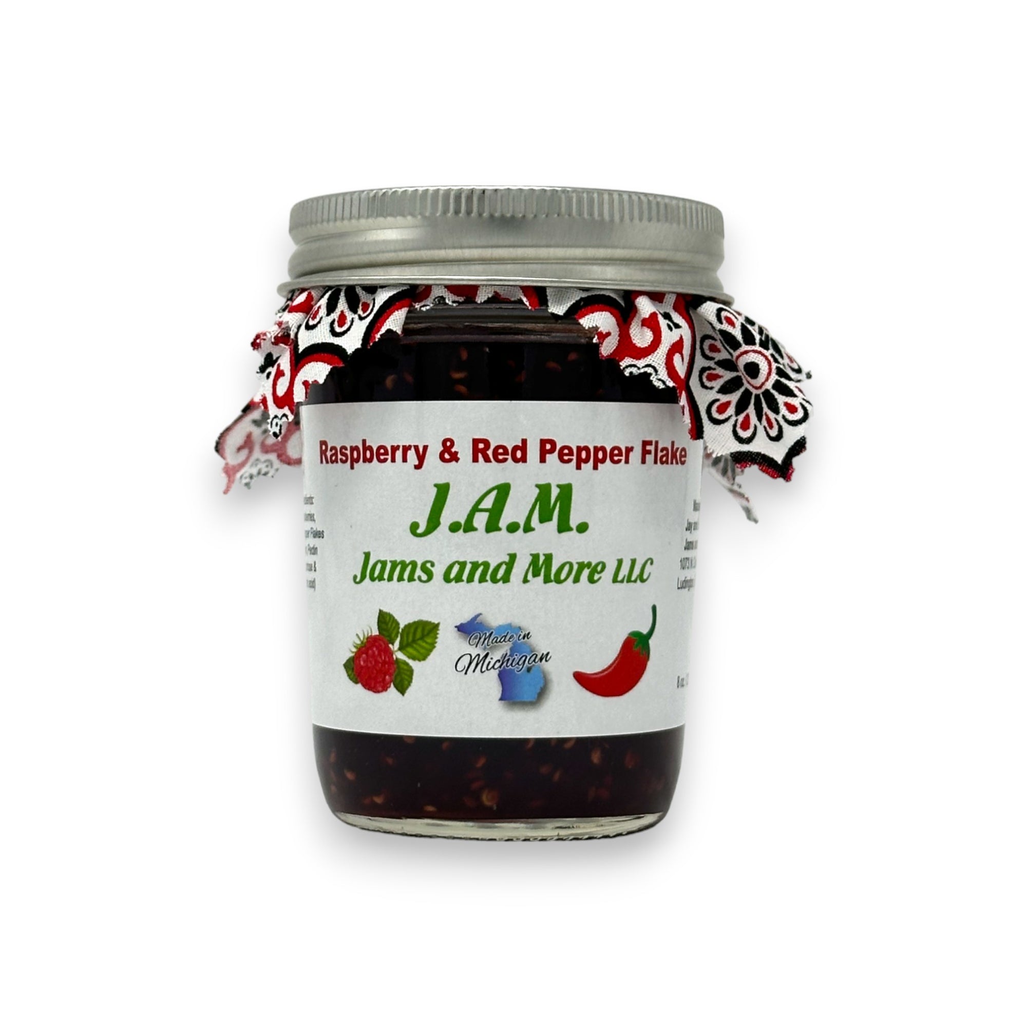 Raspberry and Pepper Flake Jam.