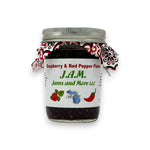 Raspberry and Pepper Flake Jam.
