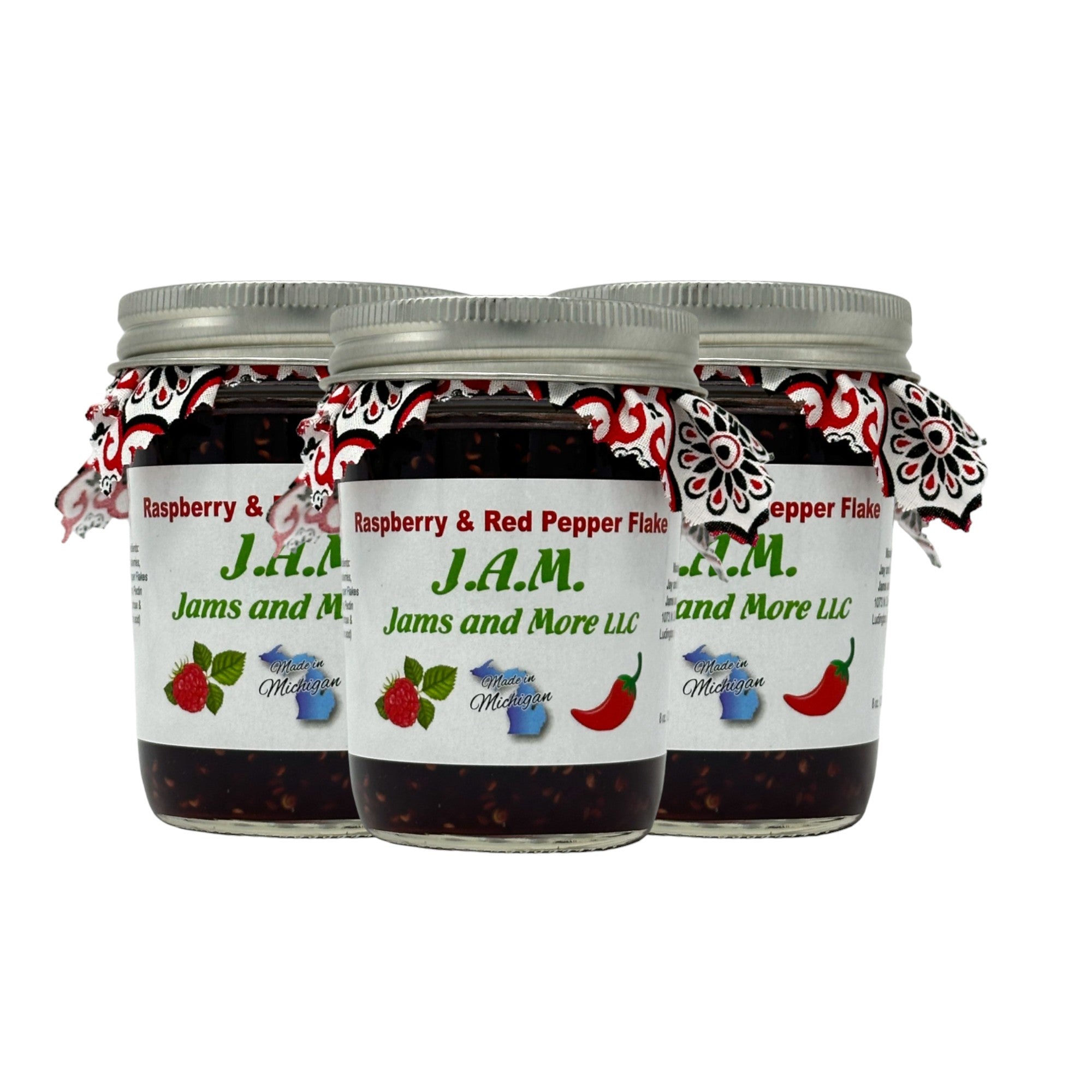 Raspberry and Pepper Flake Jam.