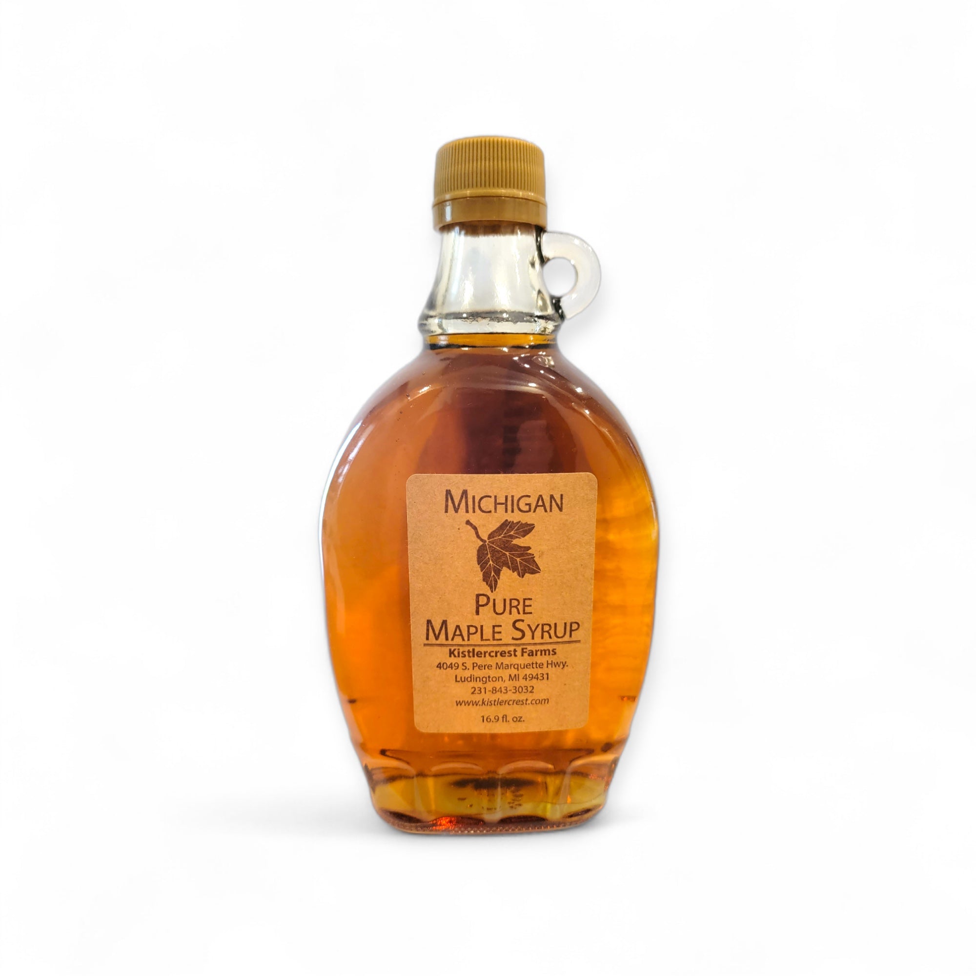 Pure Michigan Maple Syrup - Glass Bottle