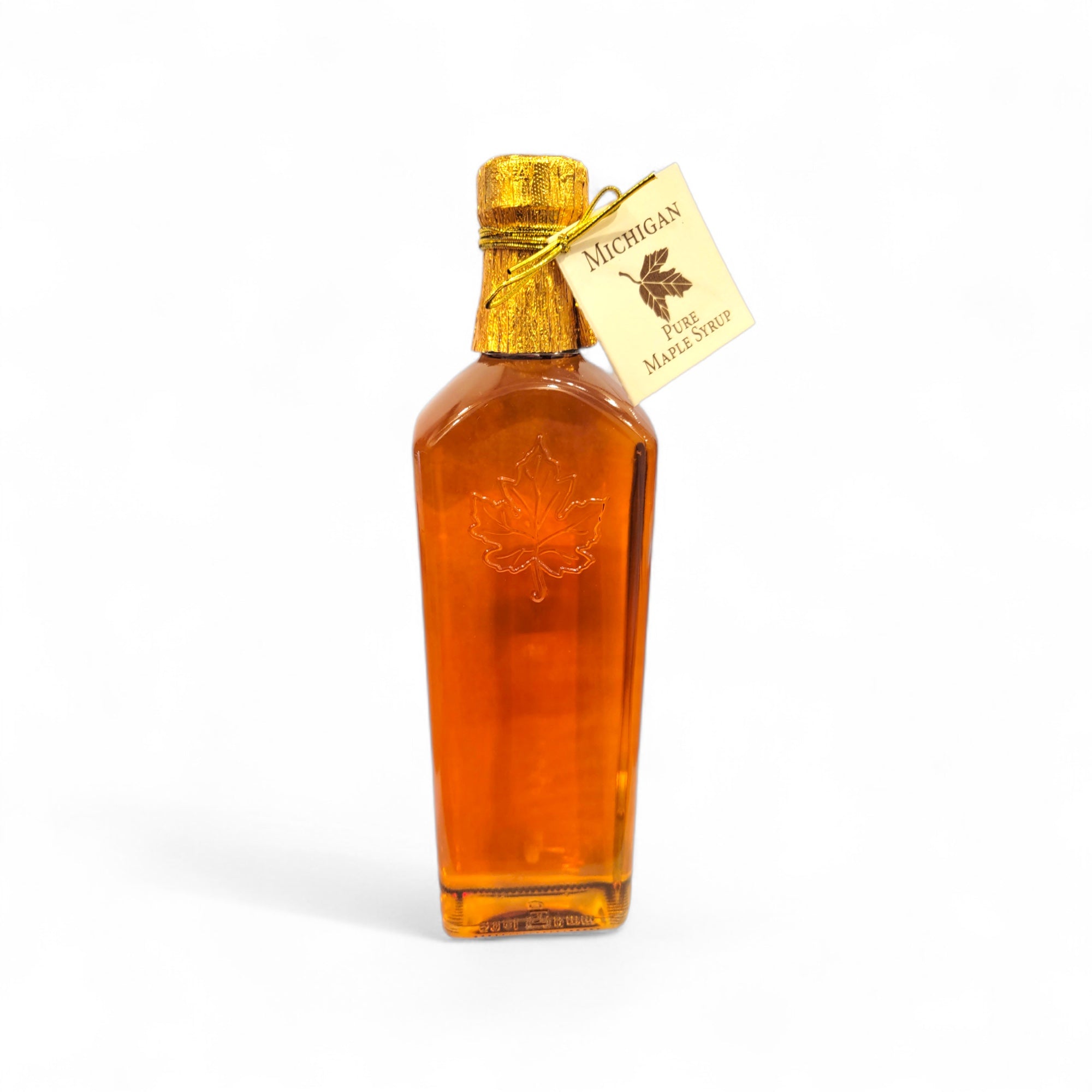 Pure Michigan Maple Syrup -  500 ML Tall Glass Bottle